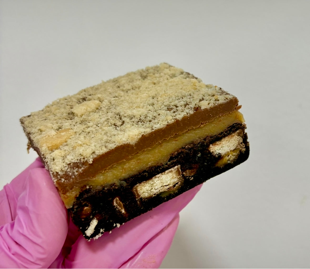 Twix Inspired Caramel Brownie
