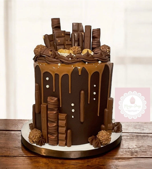 Large Chocolate Loaded Cake