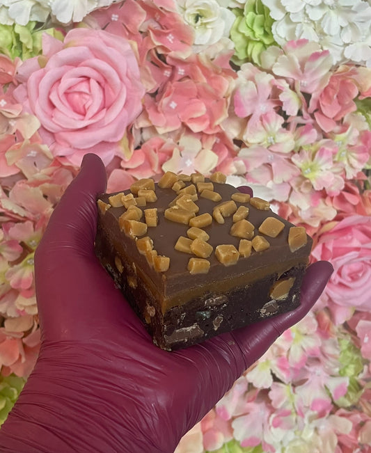 Luxury Caramel & Fudge Brownie