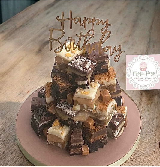 Birthday Brownie Stack