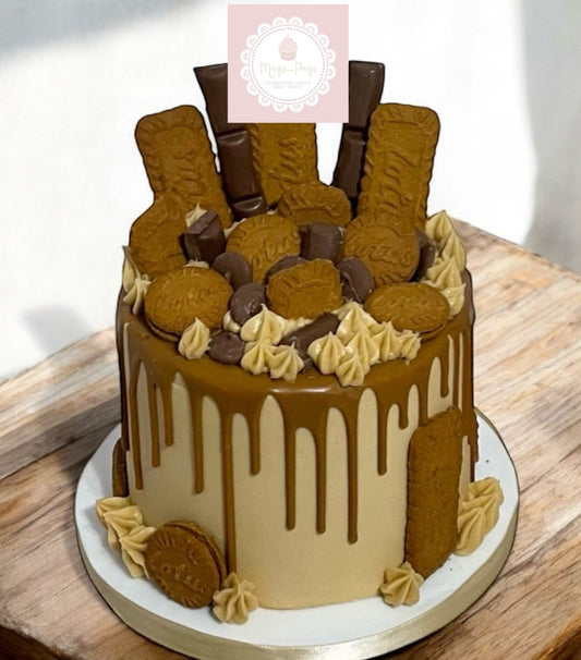 Biscoff & Caramel Cake