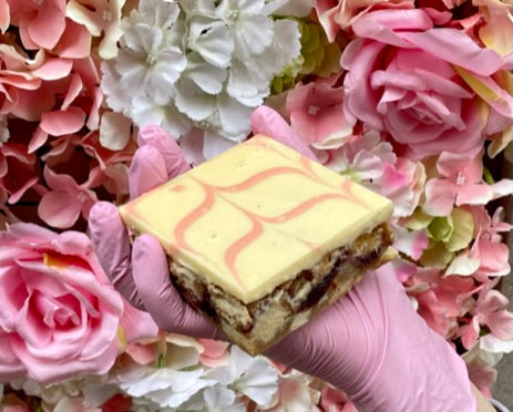 Luxury Cherry Morello Shortbread Blondie